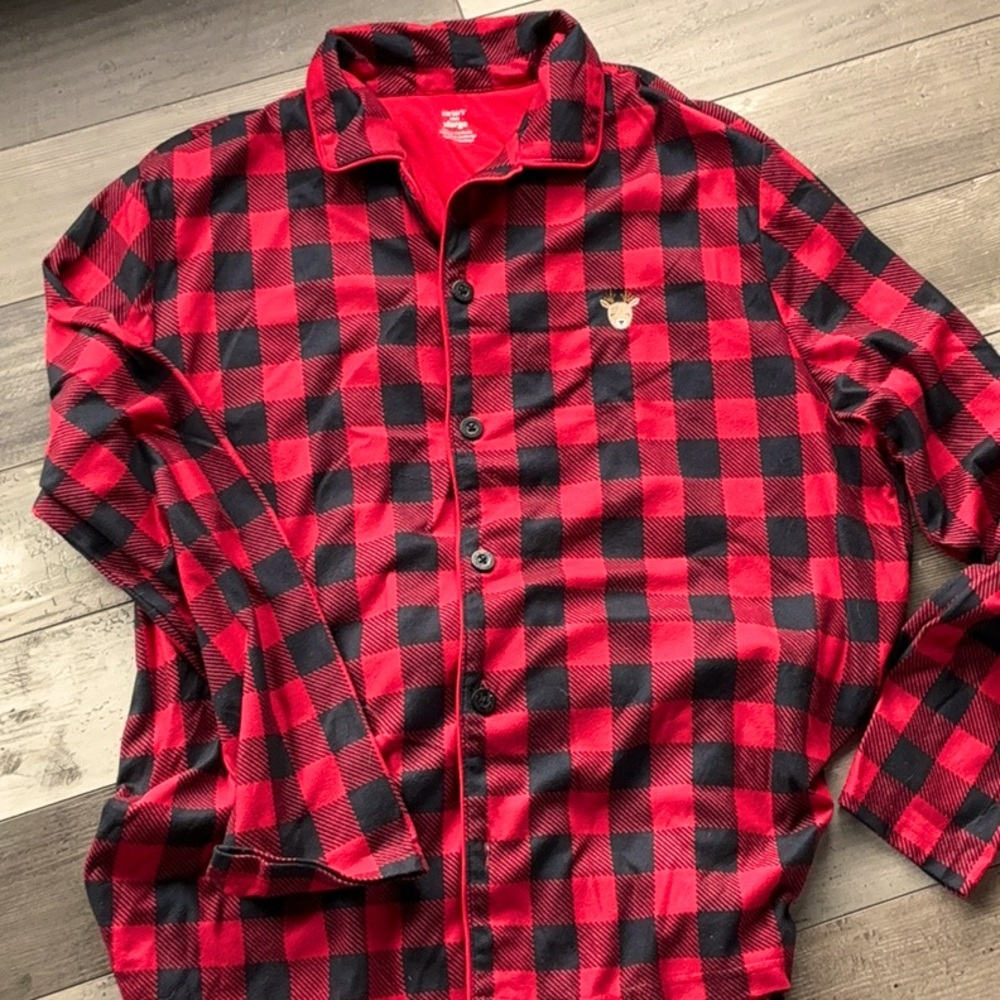 Nwt Carter’s Adult Buffalo Check Pajamas XL